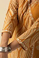 Image for Kusvaa Wkr129 Ristha Cotton Handblock Kurta Neck