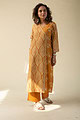 Image for Kusvaa Wkr129 Ristha Cotton Handblock Kurta Side