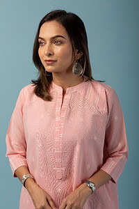 Image for Kusvaa Cood090 Samskurti Handloom Cotton Kurta Pant Set Featured