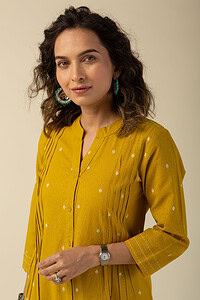 Image for Kusvaa Cood091 Isira Handloom Cotton Kurta Pant Set Featured