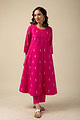 Image for Kusvaa Cood092 Barkha Handloom Cotton Kurta Pant Set Side