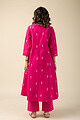 Image for Kusvaa Cood092 Barkha Handloom Cotton Kurta Pant Set Sleeves