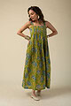 Image for Kusvaa Dr027 Samta Cotton Handblock Dress Side