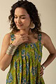 Image for Kusvaa Dr027 Samta Cotton Handblock Dress Sitting
