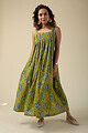 Image for Kusvaa Dr027 Samta Cotton Handblock Dress Sleeves