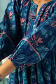 Image for Kusvaa Dr028 Omkari Cotton Handblock Dress Closeup 2