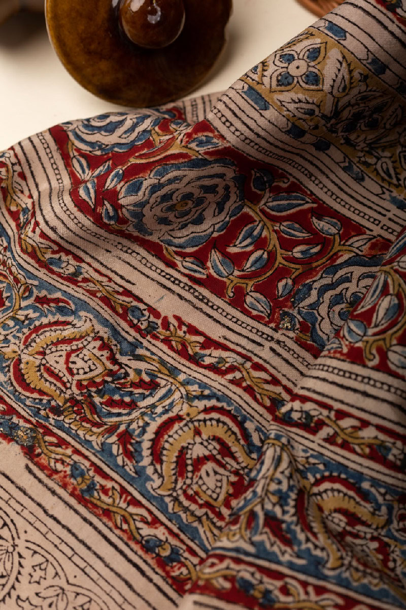 Image for Kusvaa Dup184 Yesasri Assam Silk Stole Side