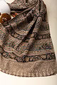 Image for Kusvaa Dup190 Yesasri Assam Silk Stole Closeup 2