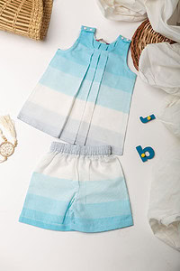 Image for Kusvaa Grw048 Shalini Handloom Cotton Top Short Set Featured