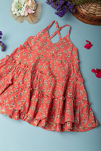 Image for Kusvaa Grw054 Ojal Cotton Girls Frock Featured