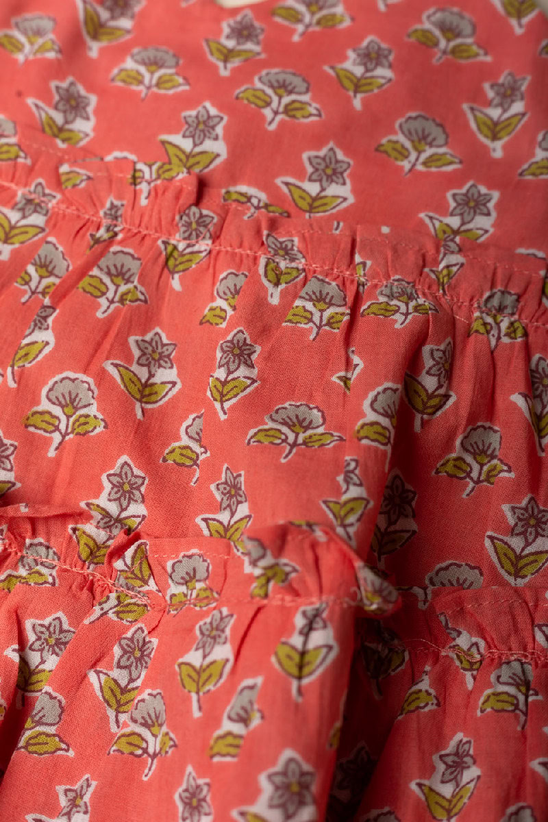 Image for Kusvaa Grw054 Ojal Cotton Girls Frock Front
