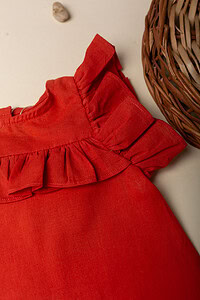 Image for Kusvaa Grw056 Prerna Cotton Girl's Top Short Set Front