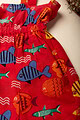Image for Kusvaa Grw057 Lucky Cotton Girls Frock Closeup