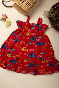 Image for Kusvaa Grw057 Lucky Cotton Girls Frock Featured