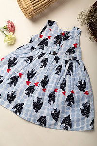 Image for Kusvaa Grw059 Nityani Cotton Girls Frock Front