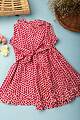 Image for Kusvaa Grw060 Sansa Cotton Girls Frock Closeup 2