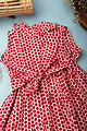 Image for Kusvaa Grw060 Sansa Cotton Girls Frock Closeup
