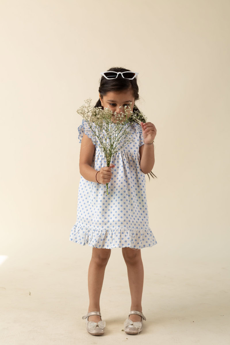 Image for Kusvaa Grw061 Shibangi Cotton Girls Frock Side