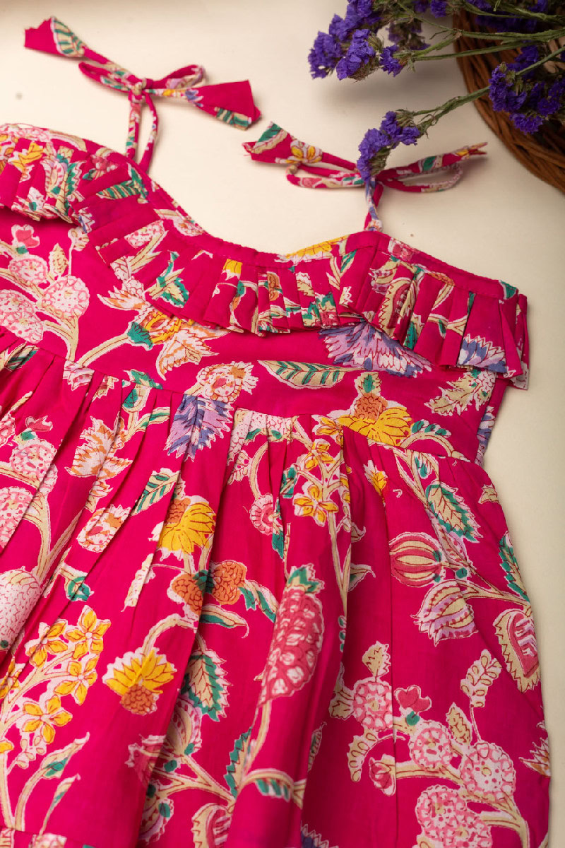 Image for Kusvaa Grw062 Aada Cotton Girls Frock Side