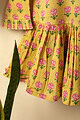 Image for Kusvaa Grw063 Vrishti Cotton Girls Frock Closeup