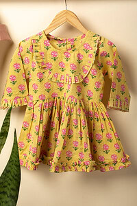 Image for Kusvaa Grw063 Vrishti Cotton Girls Frock Featured