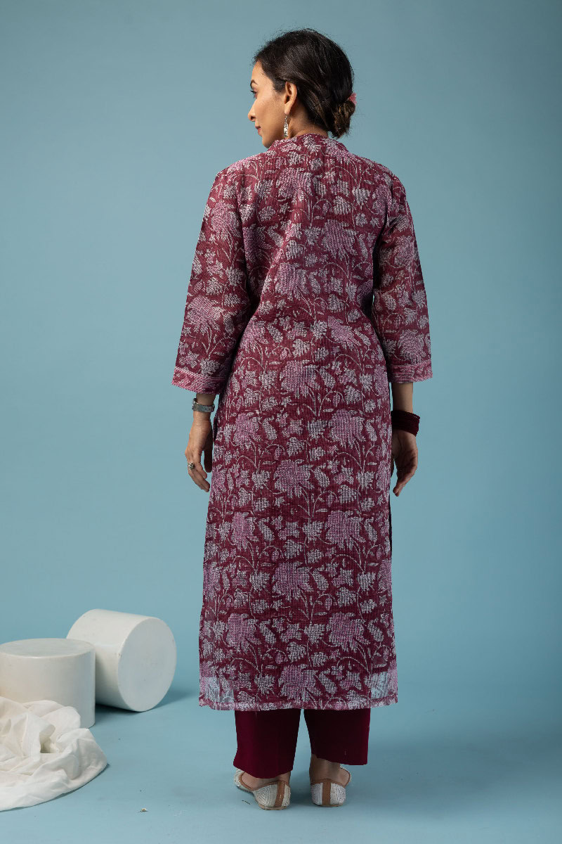 Image for Kusvaa Kds015 Tvisha Kurta With Dupatta Set Sleeves New