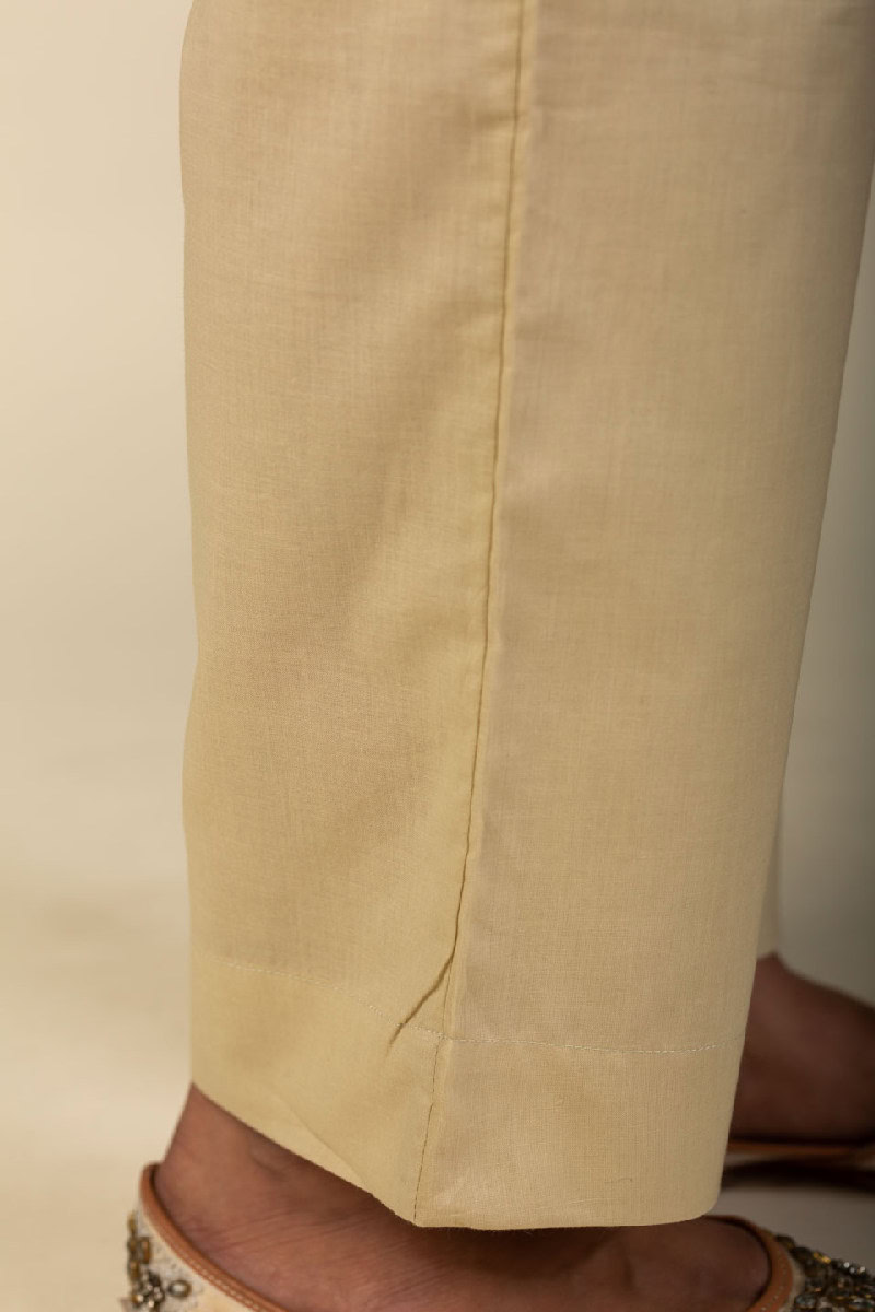 Image for Kusvaa Pnt009 Purva Cotton Pant With Pocket Creambeige Sleeves