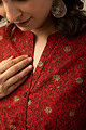 Image for Kusvaa Shk022 Ashvika Cotton Short Kurti Closeup