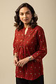 Image for Kusvaa Shk022 Ashvika Cotton Short Kurti Side