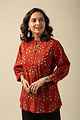Image for Kusvaa Shk023 Aahani Cotton Short Kurti Side
