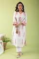 Image for Kusvaa Wkr136 Kaushitha Cotton Handblock Kurta Side