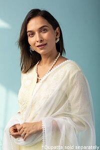 Image for Kusvaa Wkr137 Shagun Kota Doria A Line Kurta Featured