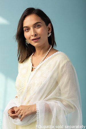 Image for Kusvaa Wkr137 Shagun Kota Doria A Line Kurta Featured
