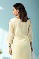 Image for Kusvaa Wkr137 Shagun Kota Doria A Line Kurta Sitting