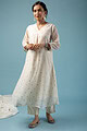 Image for Kusvaa Wkr141 Anuja Chanderi A Line Kurta Front