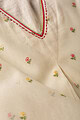 Image for Kusvaa Wkr141 Anuja Chanderi A Line Kurta Neck
