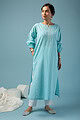 Image for Kusvaa Wkr142 Sikha Handloom Cotton Kurta Front