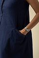 Image for Kusvaa Wkr144 Maheyi Handloom Cotton Dress Closeup 2