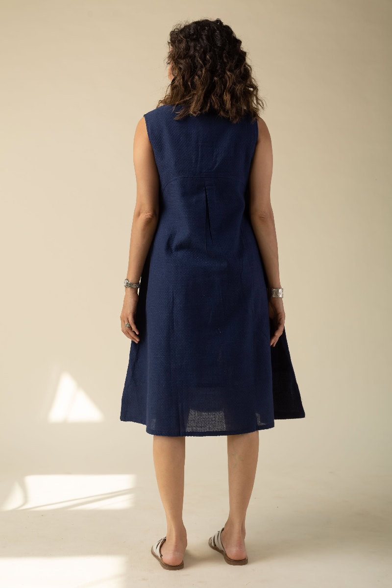 Image for Kusvaa Wkr144 Maheyi Handloom Cotton Dress Pocket