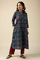 Image for Kusvaa Wkr146 Adhira Cotton A Line Kurta Back