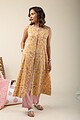Image for Kusvaa Wkr147 Nani Cotton A Line Kurta Sleeves
