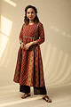 Image for Kusvaa Wkr160 Arushi Cotton A Line Kurta Front
