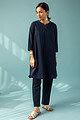 Image for Kusvaa Cood093 Pavitra Handloom Cotton Kurta Pant Set Front