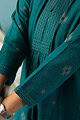 Image for Kusvaa Cood094 Ramya Handloom Cotton Kurta Pant Set Closeup 2