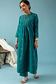 Image for Kusvaa Cood094 Ramya Handloom Cotton Kurta Pant Set Side
