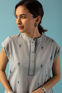 Image for Kusvaa Cood095 Richal Handloom Cotton Kurta Pant Set Featured