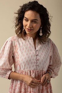 Image for Kusvaa Dr033 Ekta Cotton A Line Dress Featured