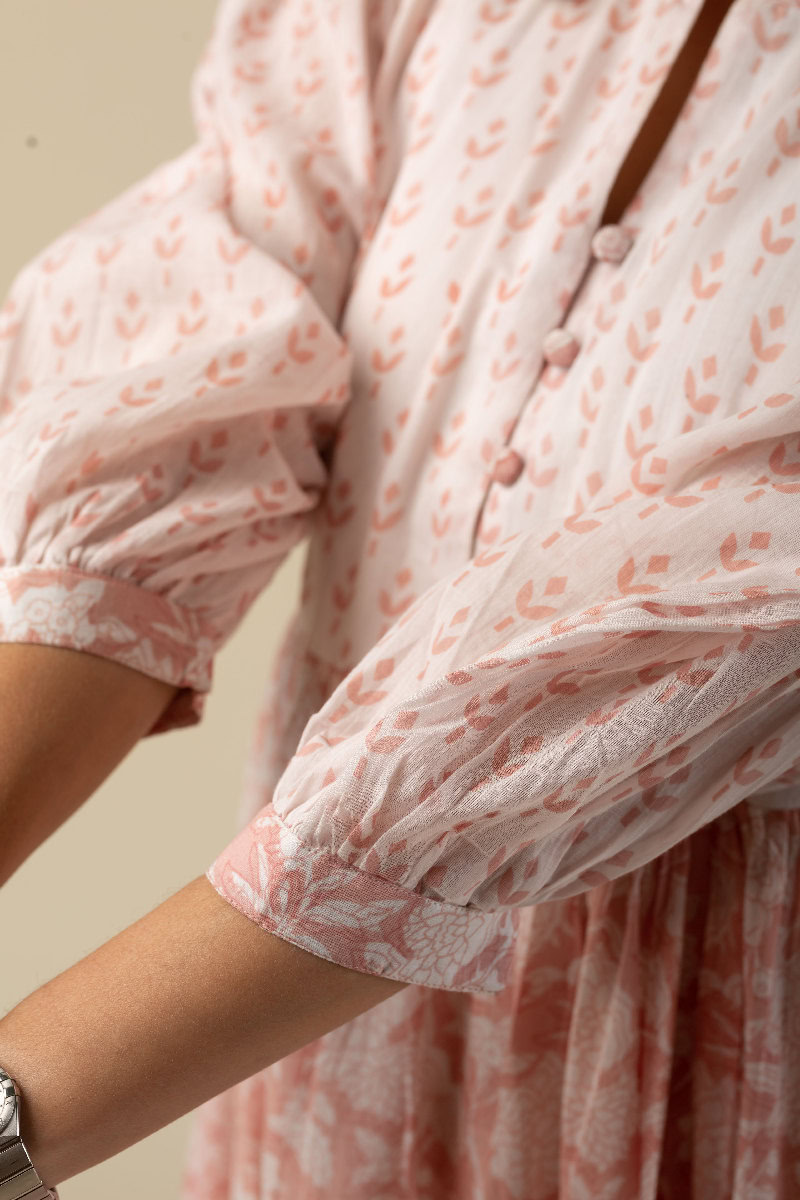 Image for Kusvaa Dr033 Ekta Cotton A Line Dress Sitting