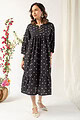 Image for Kusvaa Dr034 Anaya Cotton A Line Dress Sleeves