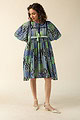 Image for Kusvaa Dr035 Vidya Cotton A Line Dress Sleeves